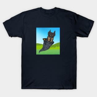 Doberman Twister T-Shirt